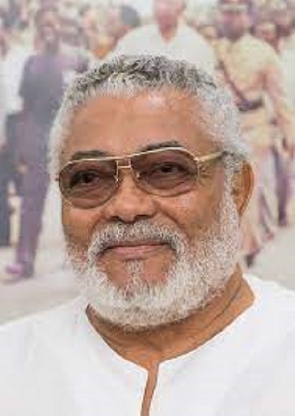 The late and former president of Ghana, Jerry John Rawlings