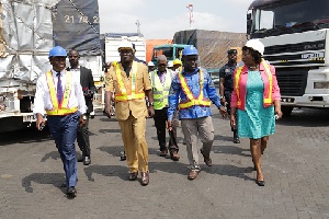 Minister of Transport, Kweku Ofori Asiamah has paid a working visit to GPHA