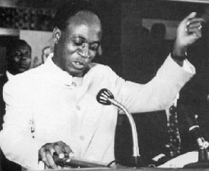 Dr Kwame Nkrumah is Ghana's first President