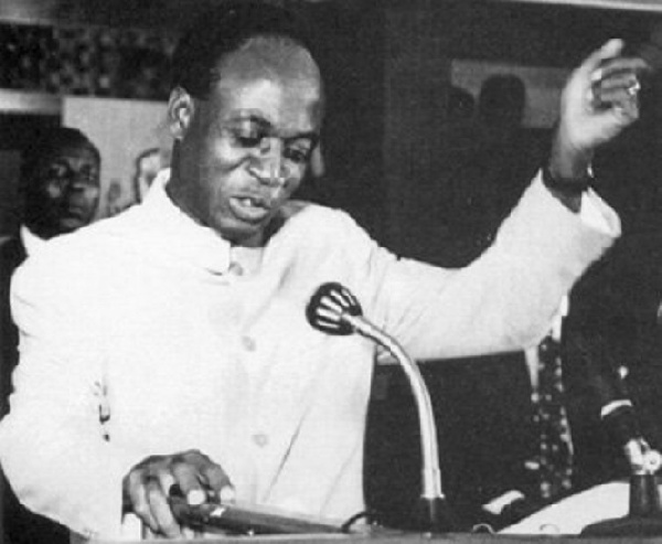 Dr Kwame Nkrumah is Ghana's first President