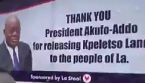Akufo-Addo's billboard