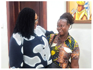 Harriet Amuzu And Gender Minister