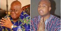 President Nana Akufo-Addo (L)  MP for North Tongu, Samuel Okudzeto Ablakwa (R)