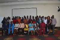 People who were present at the 2023 School Sanitation Solutions Challenge launch