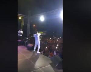 Shatta Wale on stage