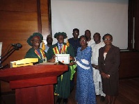 Professor Francis Kofi Ampenyin Allotey (2nd left)