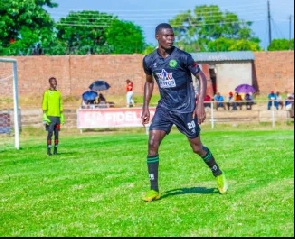 Ghanaian striker Dela Akorli