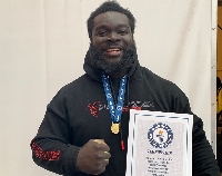 Belgian-based Ghanaian Strength athlete, Evans Aryee