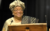 Ellen Johnson Sirleaf, ECOWAS representative and president of Liberia