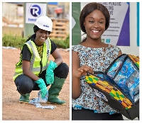 Awurama Kena-Asiedu is using recycled waste to make bags