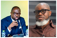 Nana Agyei Baffour Awuah (L) has accused Raymond Archer (R) of being an extortionist