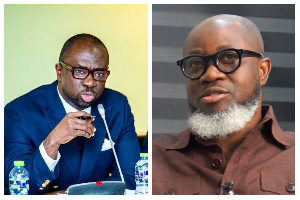 Nana Agyei Baffour Awuah (L) has accused Raymond Archer (R) of being an extortionist