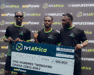 Odonkor Junior wins Accra 1v1 Africa, takes home GH¢100K prize