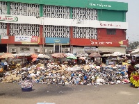 Refuse heap at Kaneshie Market