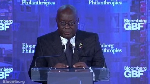 Nana Addo at the Bloomberg Global Business Forum