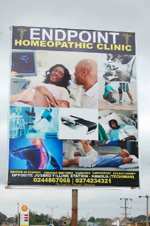 End Point Homeopathetic Clinic, Techiman