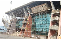 The renovations at the Accra Sports Stadium are nearing completion
