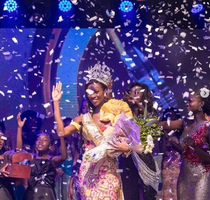Winner of 2018 Miss Universe Ghana pageant, Akpene Diata Hoggar