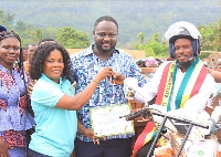 Daniel Fordjour took home a tricycle and other prizes