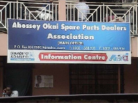 Abossey Okai Spare Parts Dealers Association main office