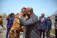 President Mahama [L] and Captain Ibrahim Traoré