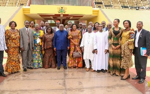 President Akufo-Addo has inaugurated the 19-member Governing Board of the Ghana AIDS Commission