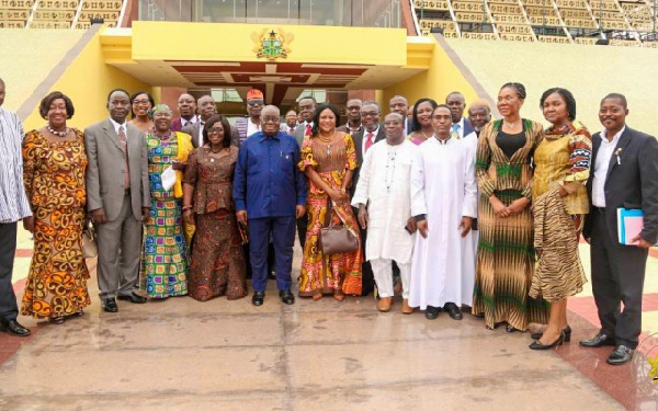 President Akufo-Addo has inaugurated the 19-member Governing Board of the Ghana AIDS Commission