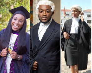Some Ghanaian celebrities who have ventured into the law profession
