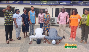 Mama Efe with the family of Mariama