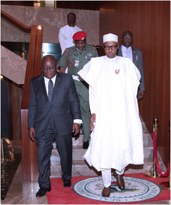 President Nana Addo Dankwa Akufo-Addo and President Muhammadu Buhari