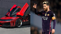 Messi drives a Ferrari 335 S Spider Scaglietti
