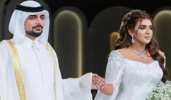 Sheikh Mana bin Mohammed bin Rashid bin Mana Al Maktoum and Sheikha Mahra