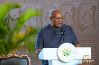 John Dramani Mahama is the President of the Republic of Ghana