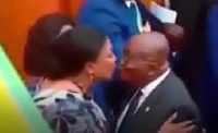 Akufo-Addo and wife share kiss after SONA 2019