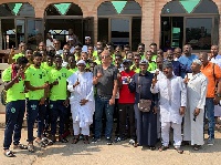 The team visited the Khulafa Rashideen Mosque at Maamobi in Accra