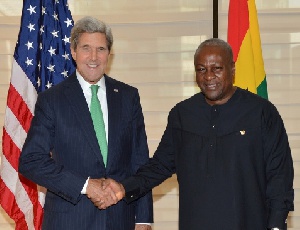 Mahama With John Kerry
