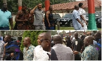 Scenes from Manhyia during Wontumi's arrival to meet the Asanteman Council