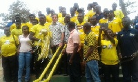 Medeama SC with the MTN FA trophy