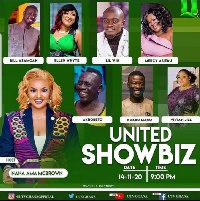 United ShowBiz is hosted by actress Nana Ama McBrown