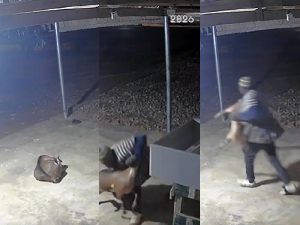 Screenshot of how suspected thieves carried out the operation
