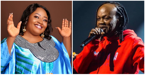 Selina Boateng (L) worked on a song with the late Daddy Lumba (R)
