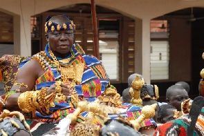 Otumfour Osei Tutu II, king of the Ashantis