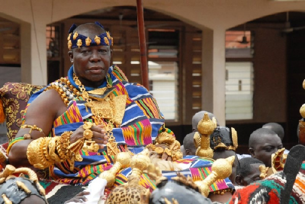 Otumfour Osei Tutu II, king of the Ashantis
