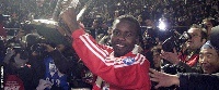 Sammy Kuffour won the trophy with Bayern in 2001