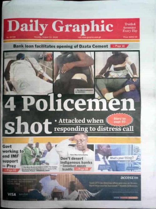 FrontPage headlines all captured in the 'papers'