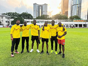 Ghana's 4×100m relay team