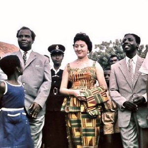 Fathia Nkrumah in her beautiful Kaba and Slit