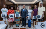 PHOTOS: Ablakwa hosts North Tongu’s top six WASSCE performers