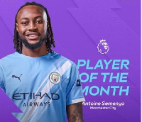 Manchester City winger Antoine Semenyo