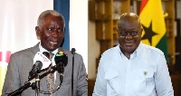 Brigadier-General Nunoo Mensah and Nana Akufo-Addo